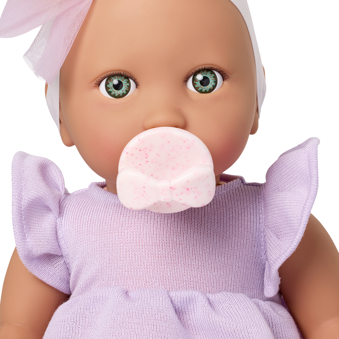 Soft Baby Doll w/ Lilac Jumper and Soother