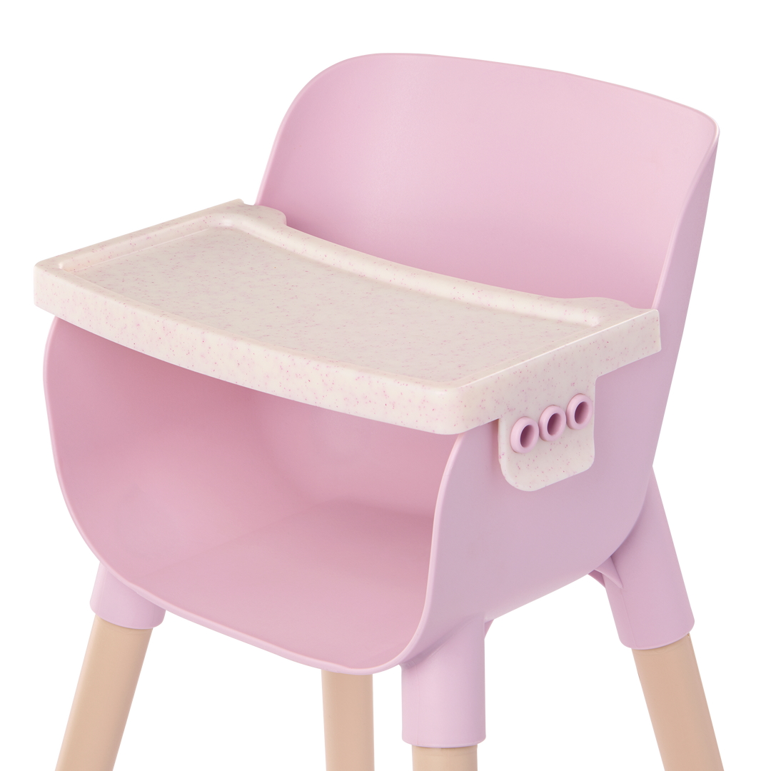 Pink High Chair for Baby Doll
