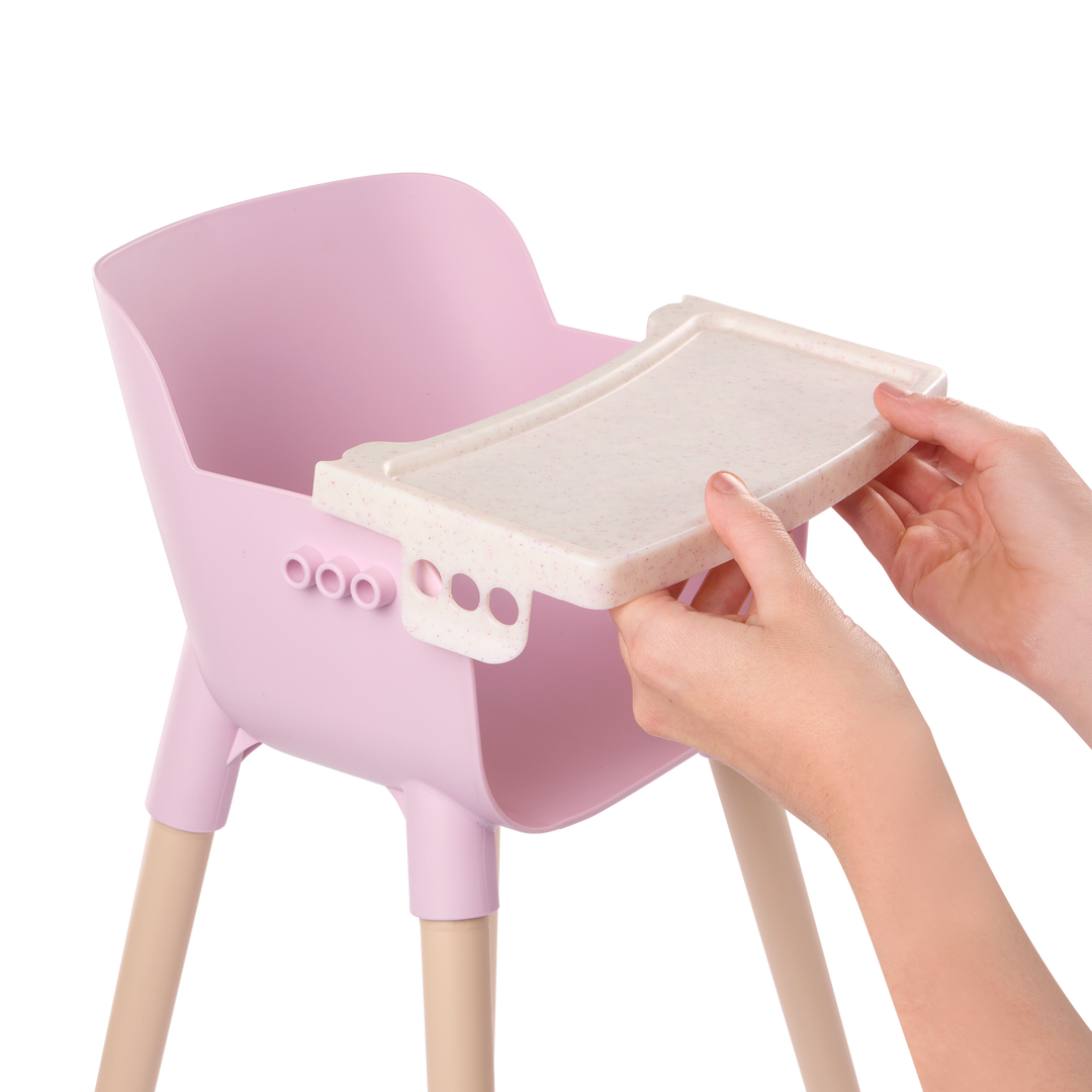 Pink High Chair for Baby Doll
