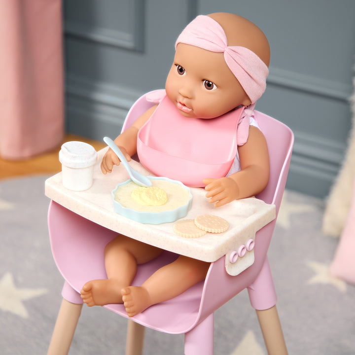 Pink High Chair for Baby Doll