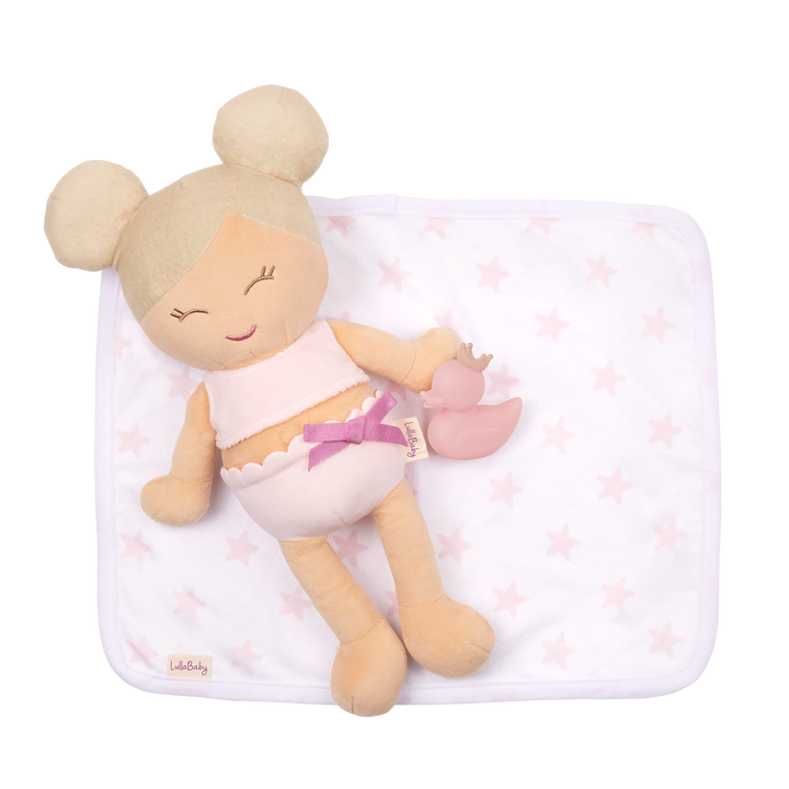 LullaBaby Plush Bath Doll & Accessories