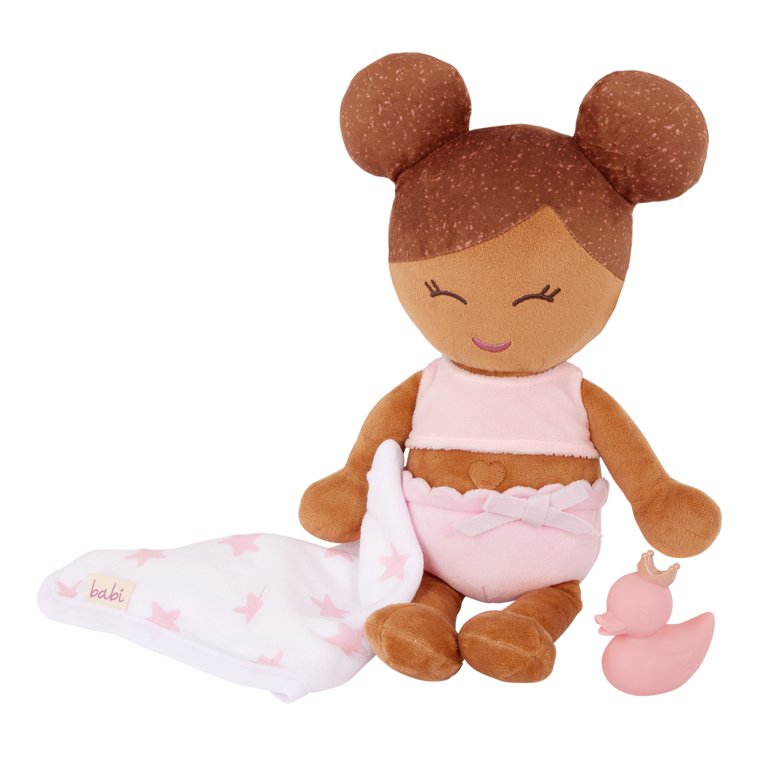 LullaBaby Plush Bath Doll & Accessories