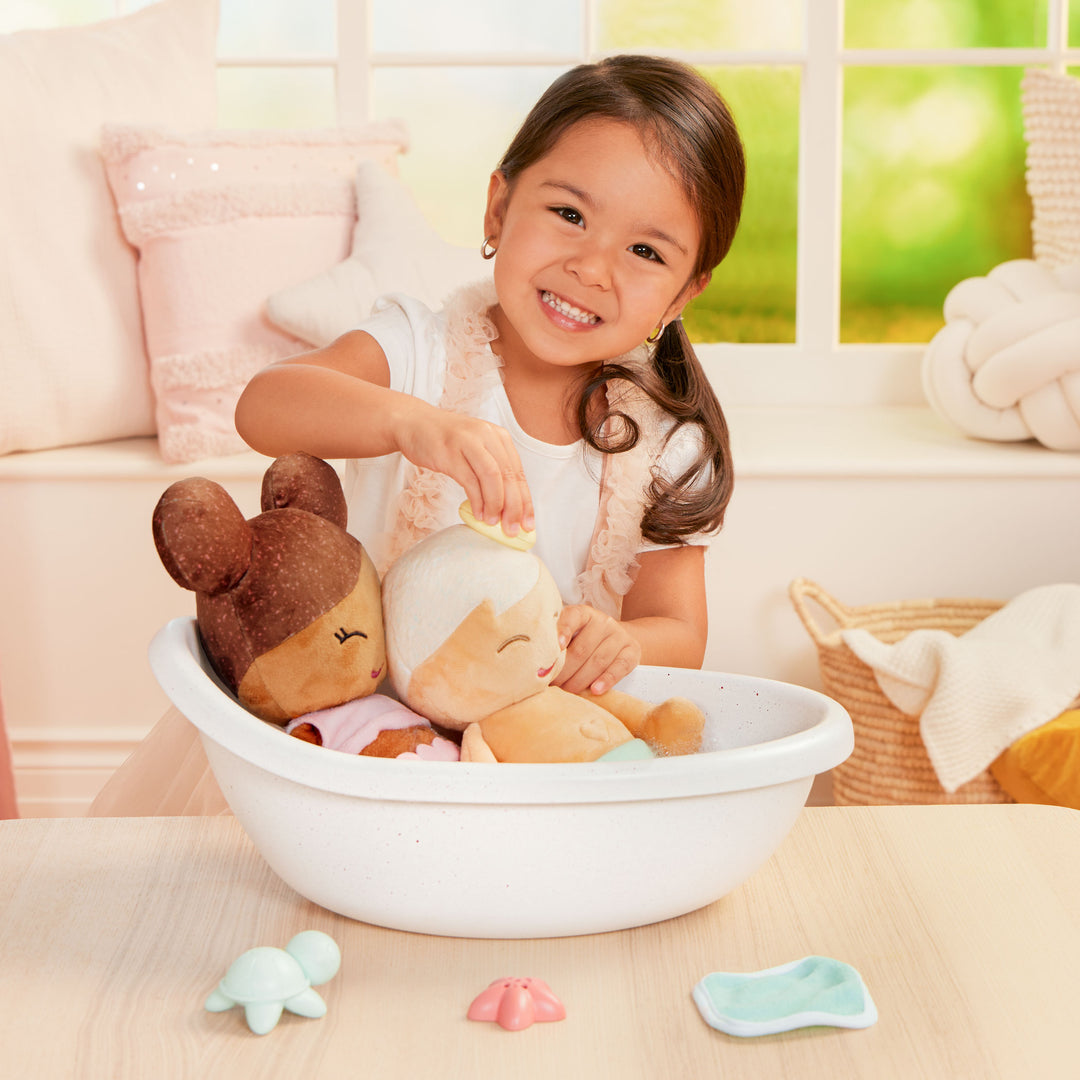 LullaBaby Boy Plush Bath Doll & Accessories