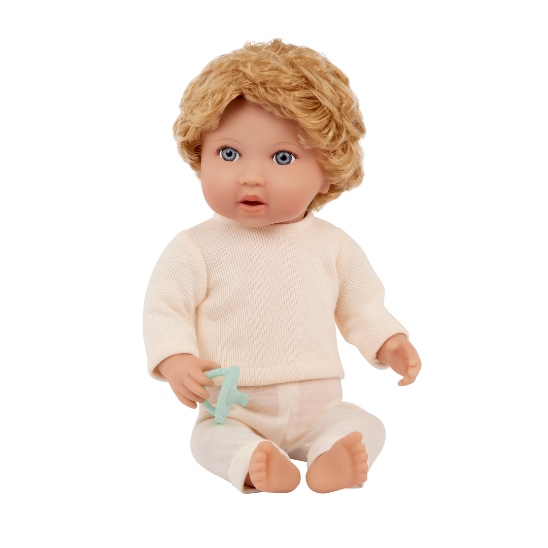 LullaBaby Doll & Green Pacifier