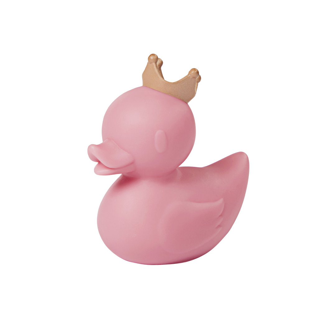 Plush Bath Doll - Dark Skin and Dark Hair - and a rubber ducky