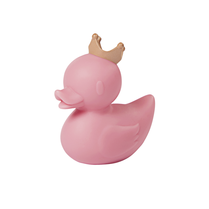 Plush Bath Doll - Dark Skin and Dark Hair - and a rubber ducky