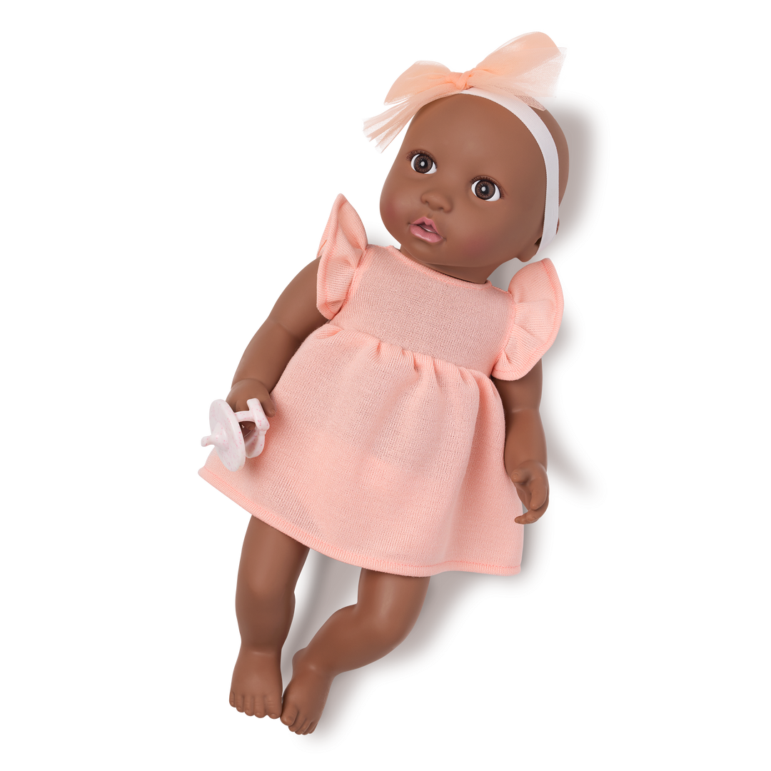 LullaBaby Doll in Pink Dress