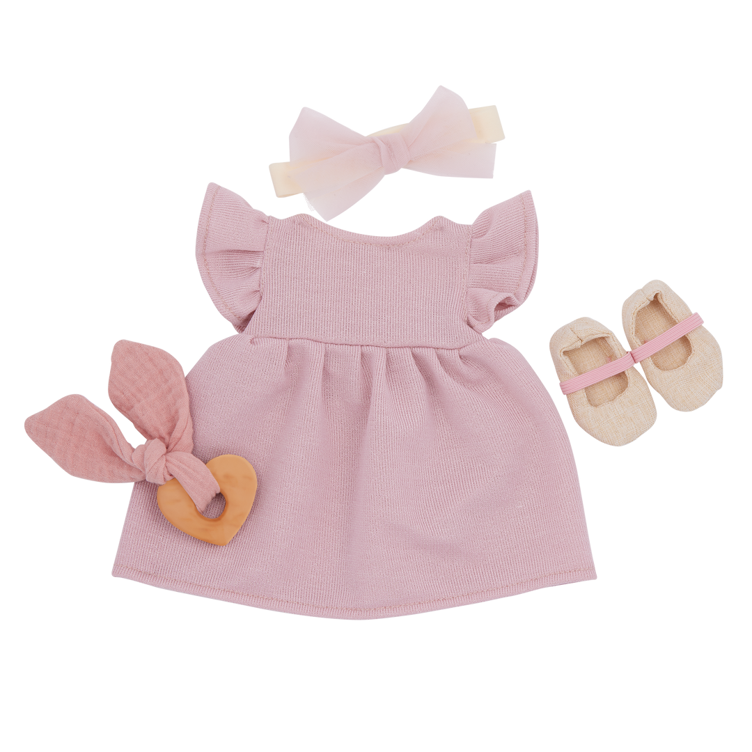 LullaBaby Doll Pink Dress Outfit
