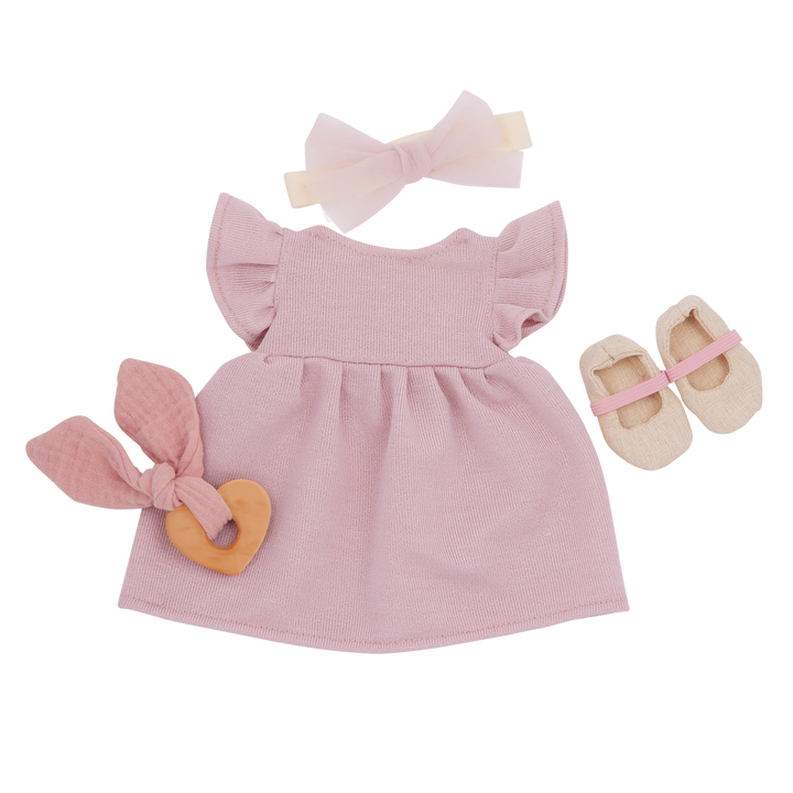 LullaBaby Doll Pink Dress Outfit