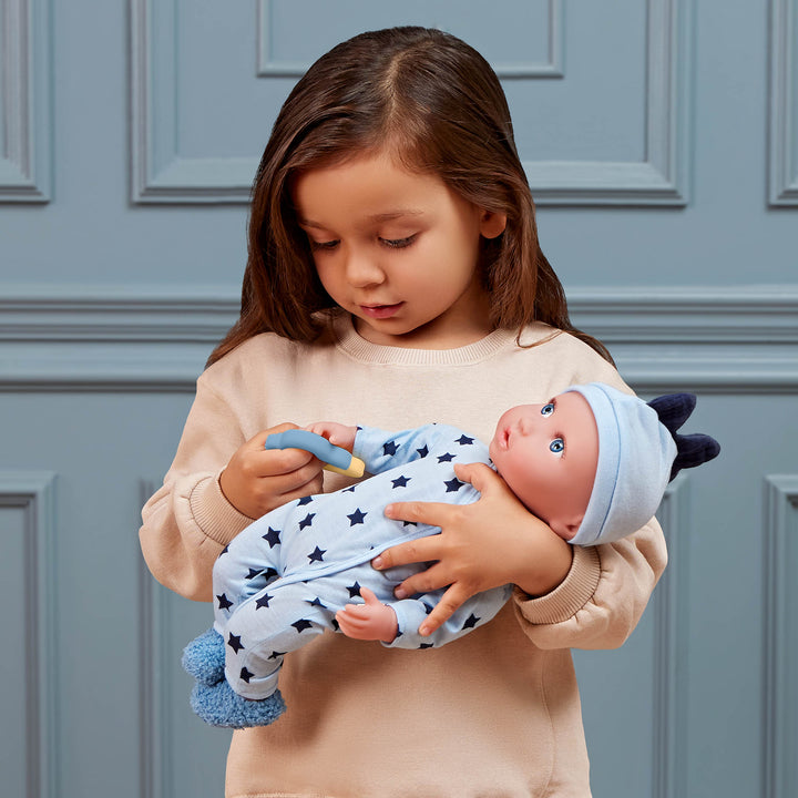 LullaBaby Boy Doll Blue Pajama Outfit