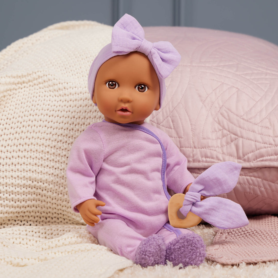 LullaBaby Doll Purple Pajama