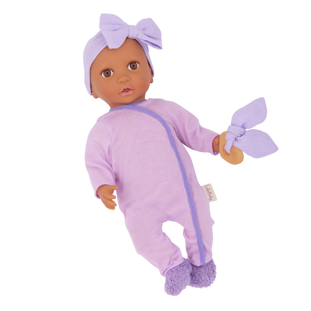 LullaBaby Doll Purple Pajama