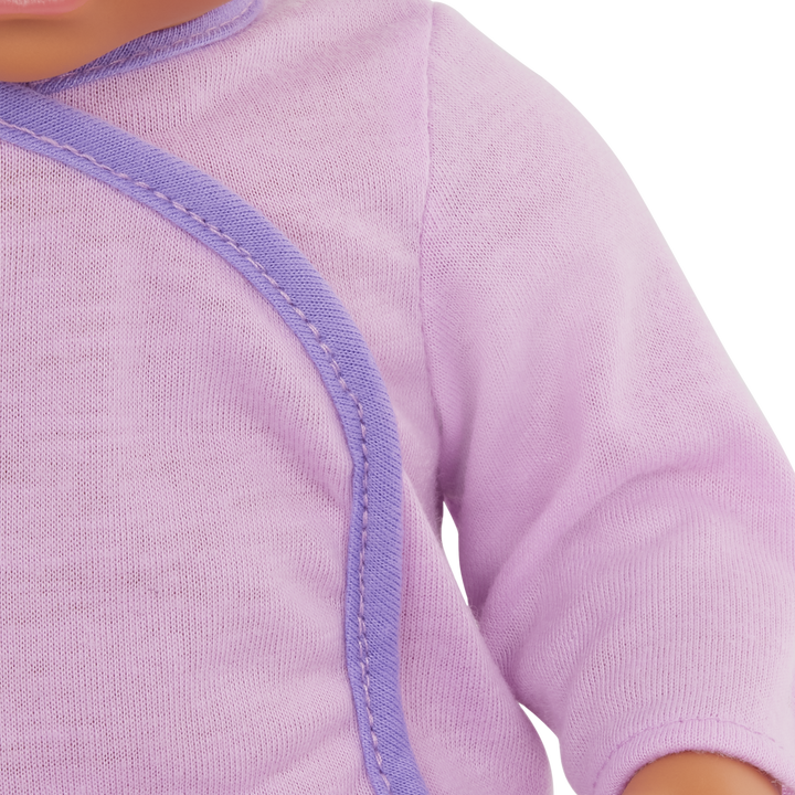 LullaBaby Doll Purple Pajama