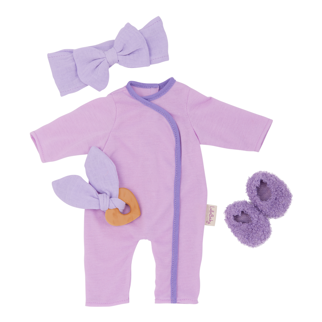 LullaBaby Doll Purple Pajama