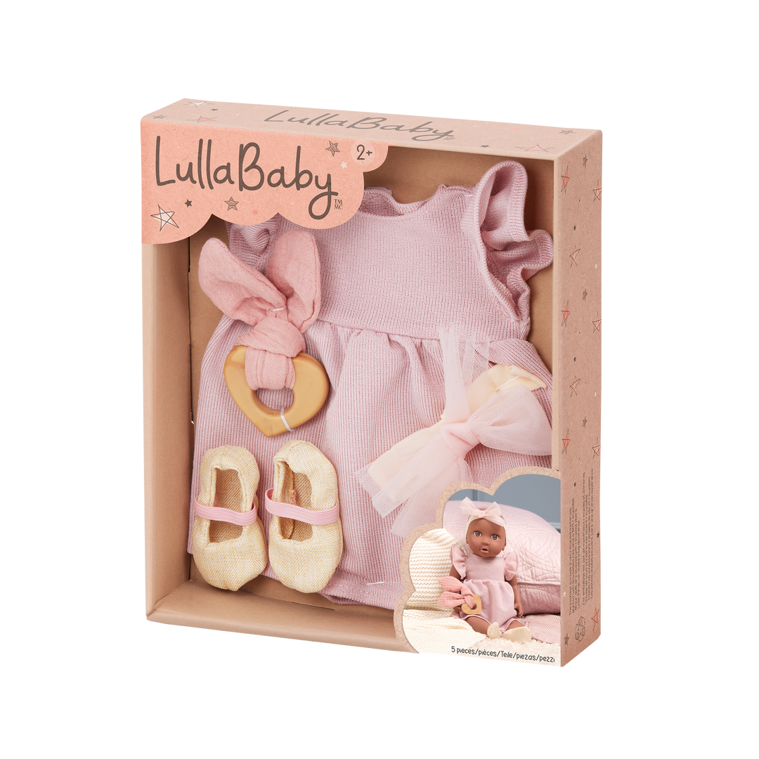 LullaBaby Doll Pink Dress Outfit