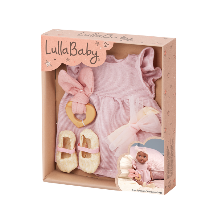 LullaBaby Doll Pink Dress Outfit