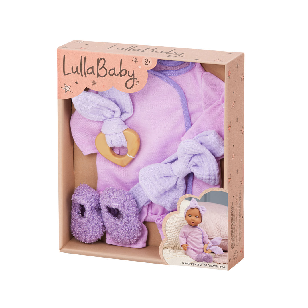 LullaBaby Doll Purple Pajama