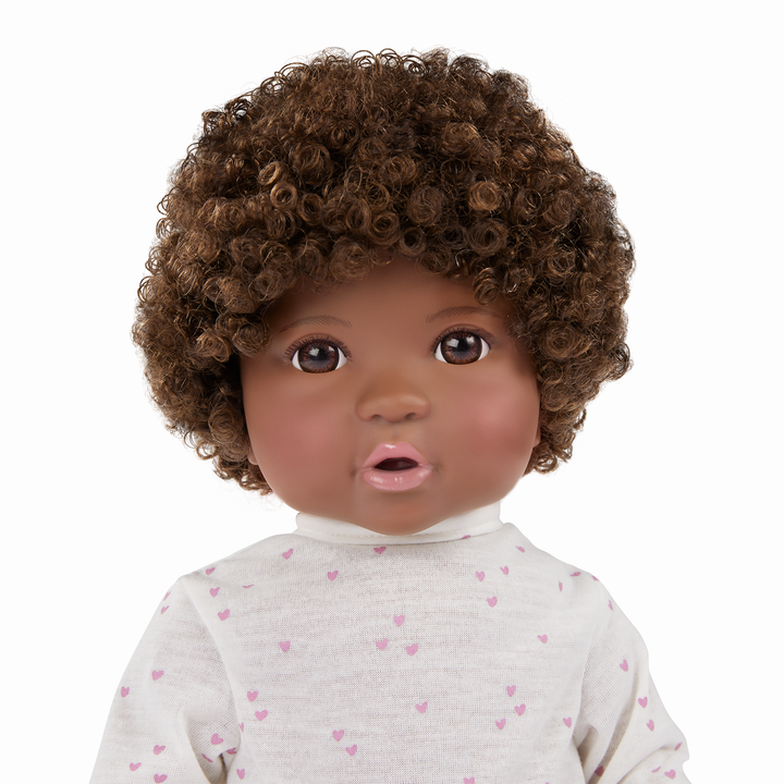 Soft Baby Doll w/ Hair in Cuddler