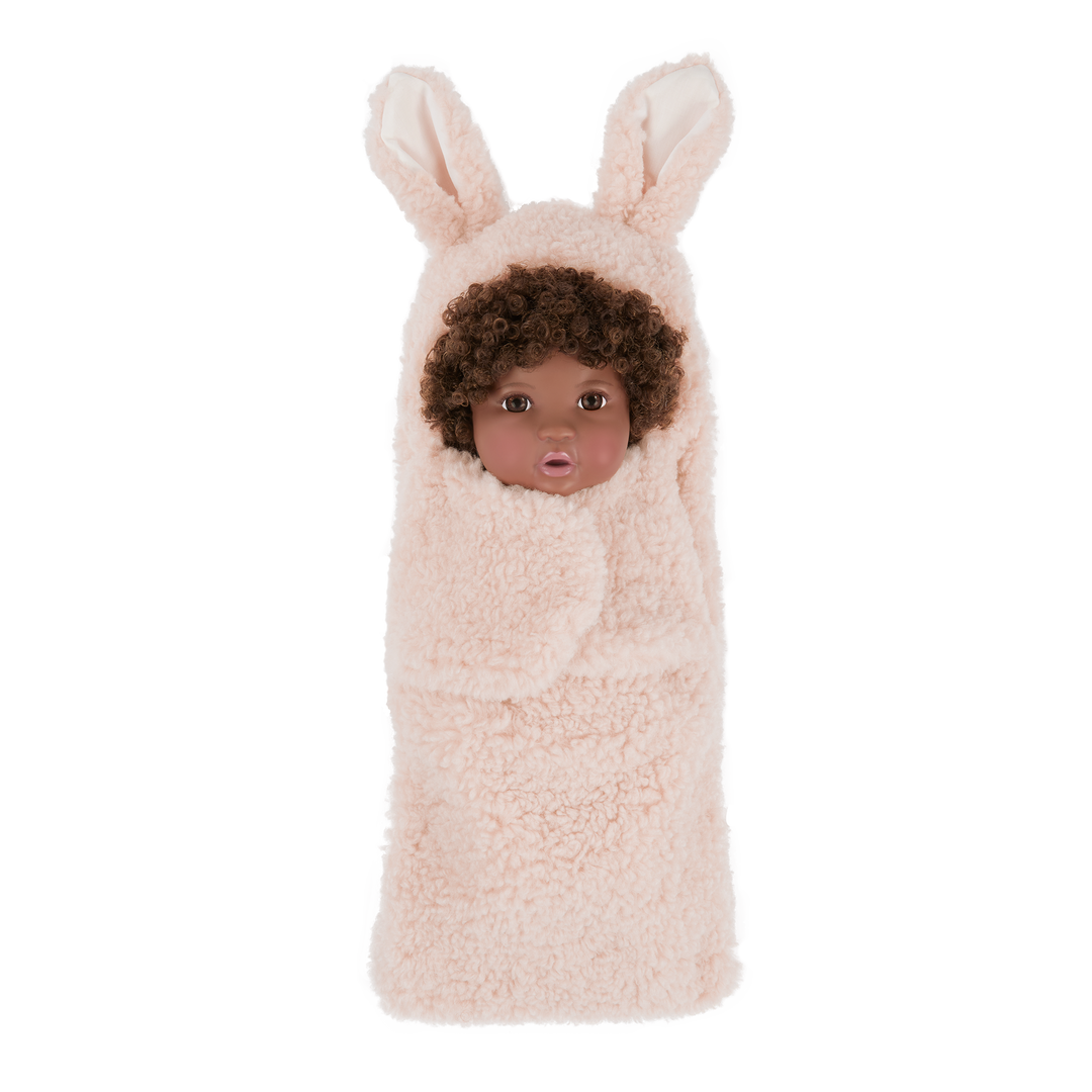 Soft Baby Doll w/ Hair in Cuddler