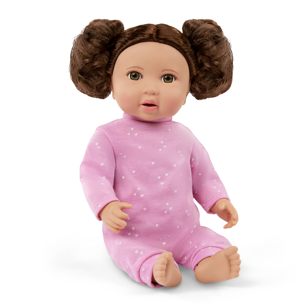 Soft Baby Doll w/ Hair in Cuddler