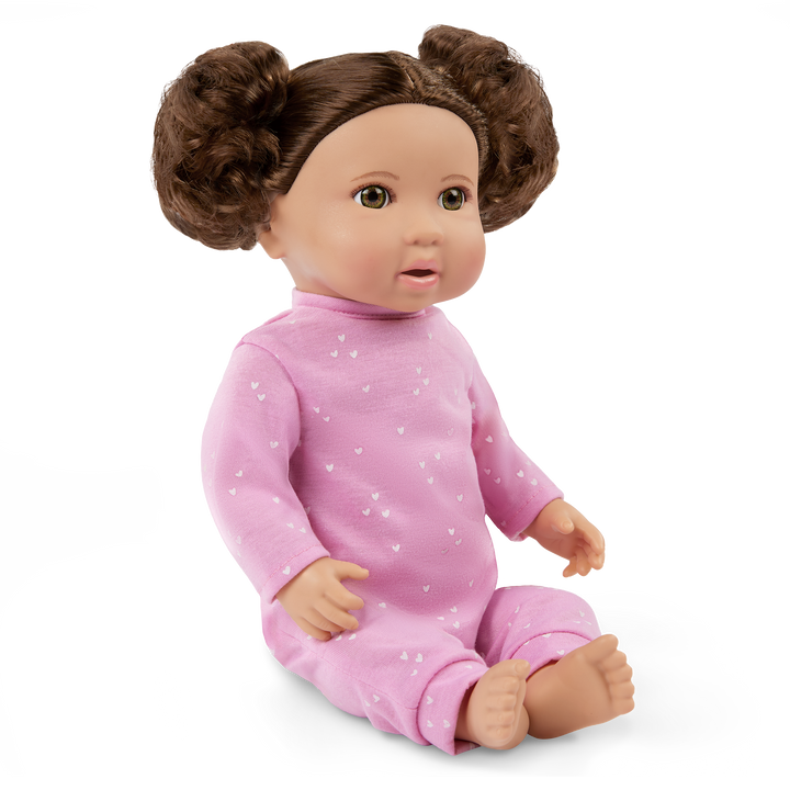 Soft Baby Doll w/ Hair in Cuddler