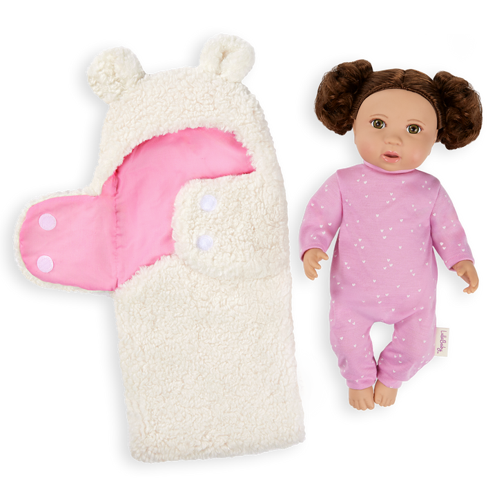 Soft Baby Doll w/ Hair in Cuddler