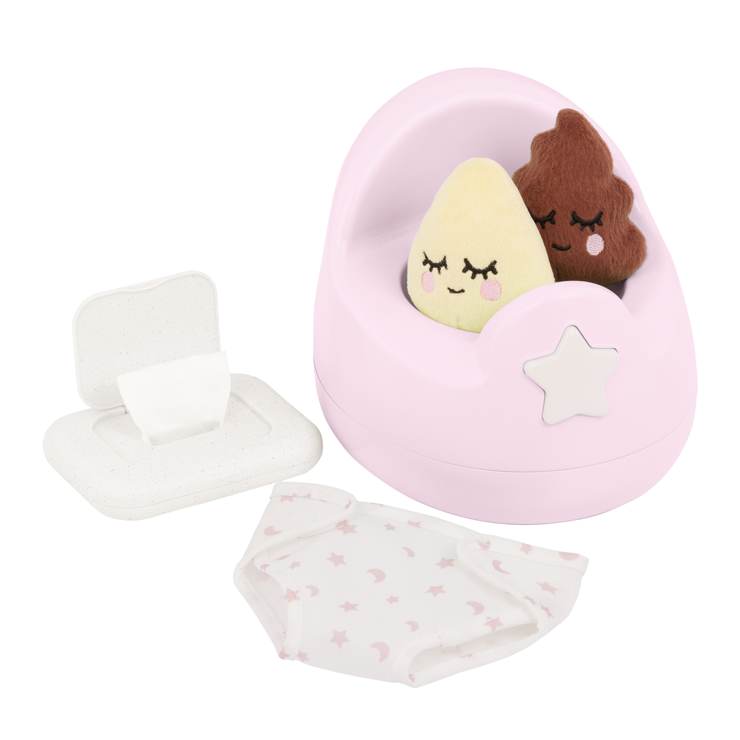 doll potty set