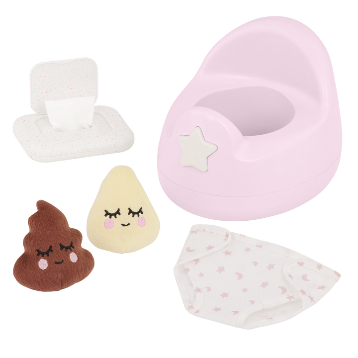 doll potty set